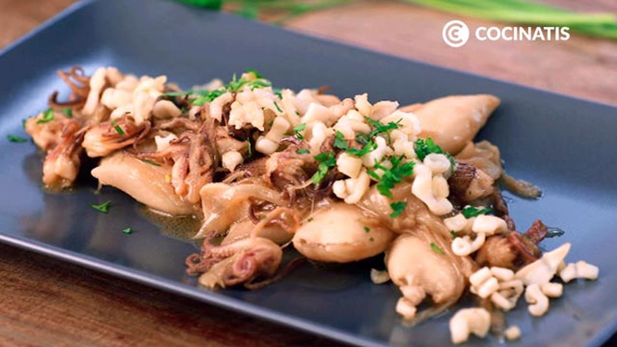 Receta de chipirones encebollados  paso 6