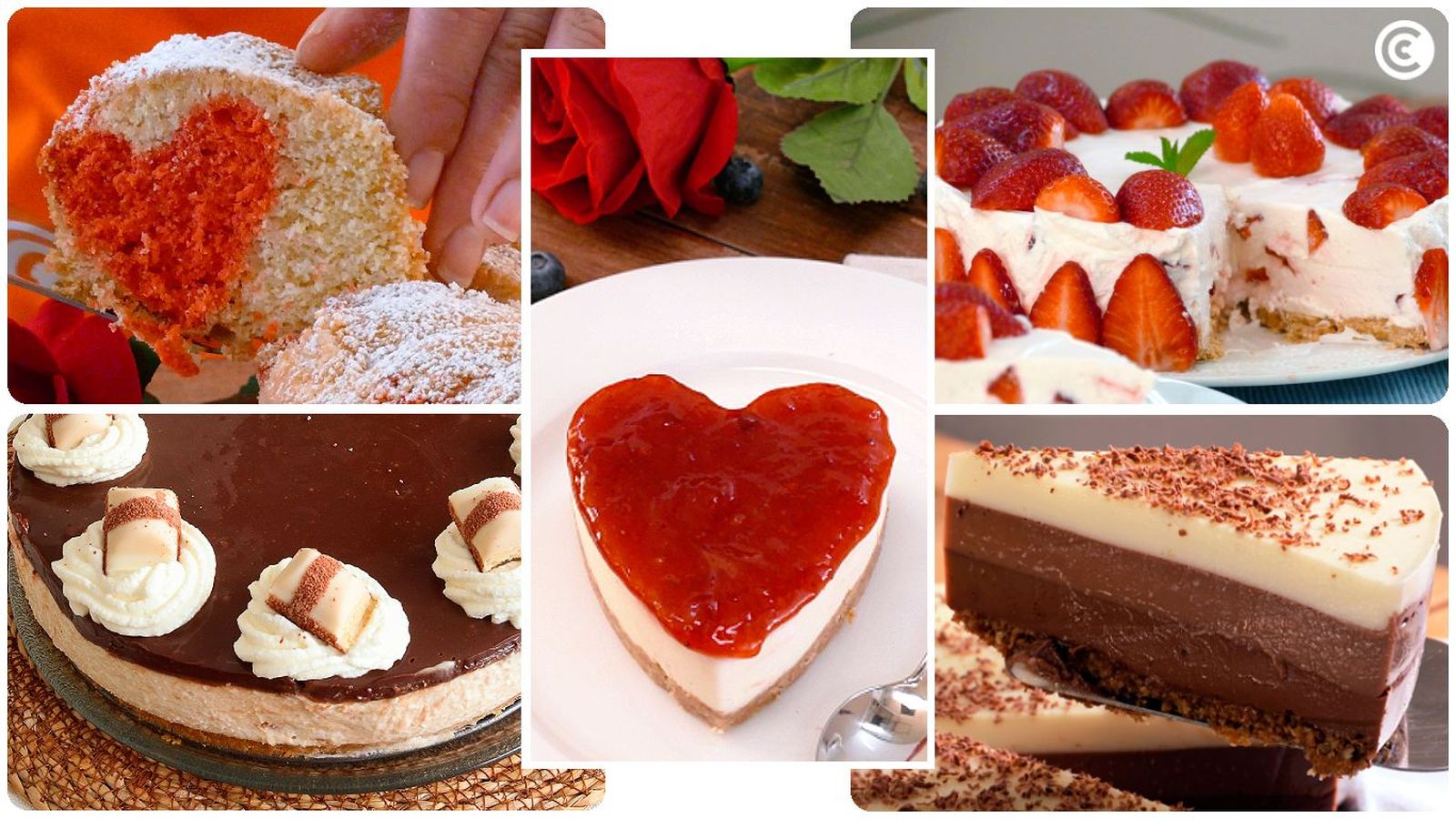 Tartas de San Valetín