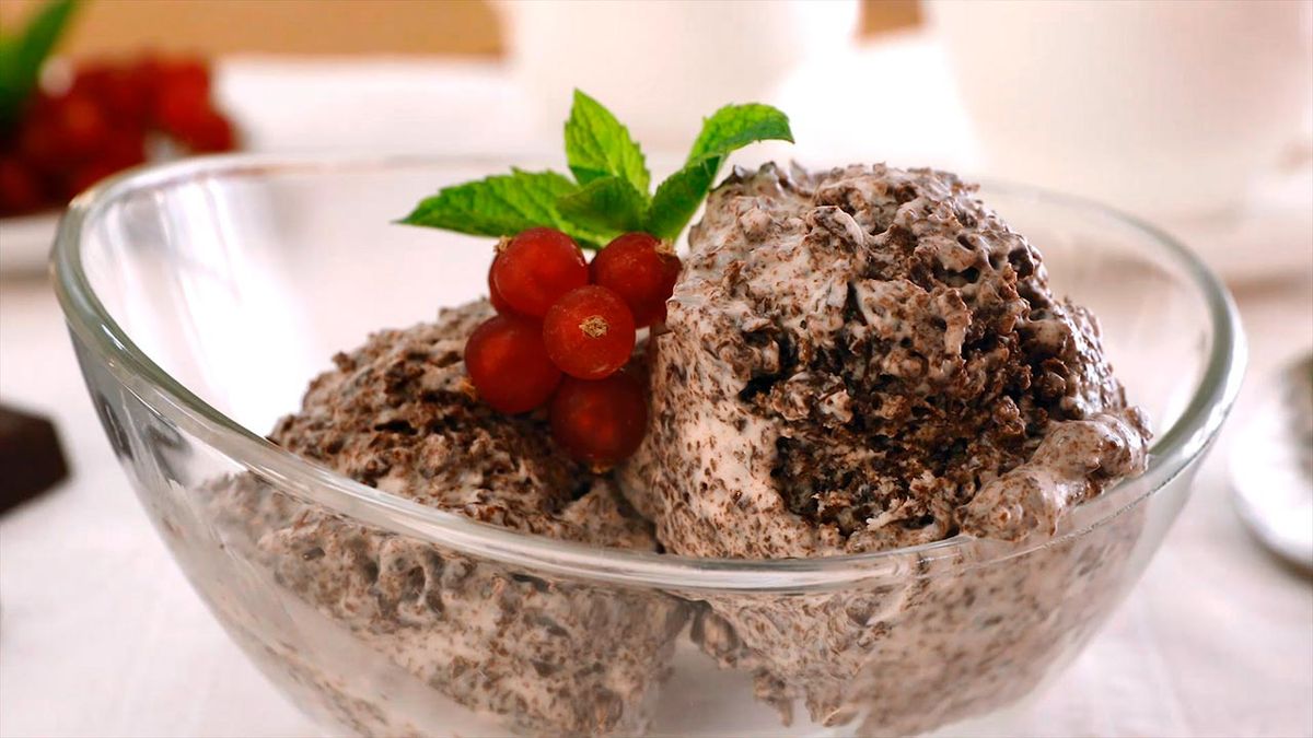 Receta de helado stracciatella  paso 4