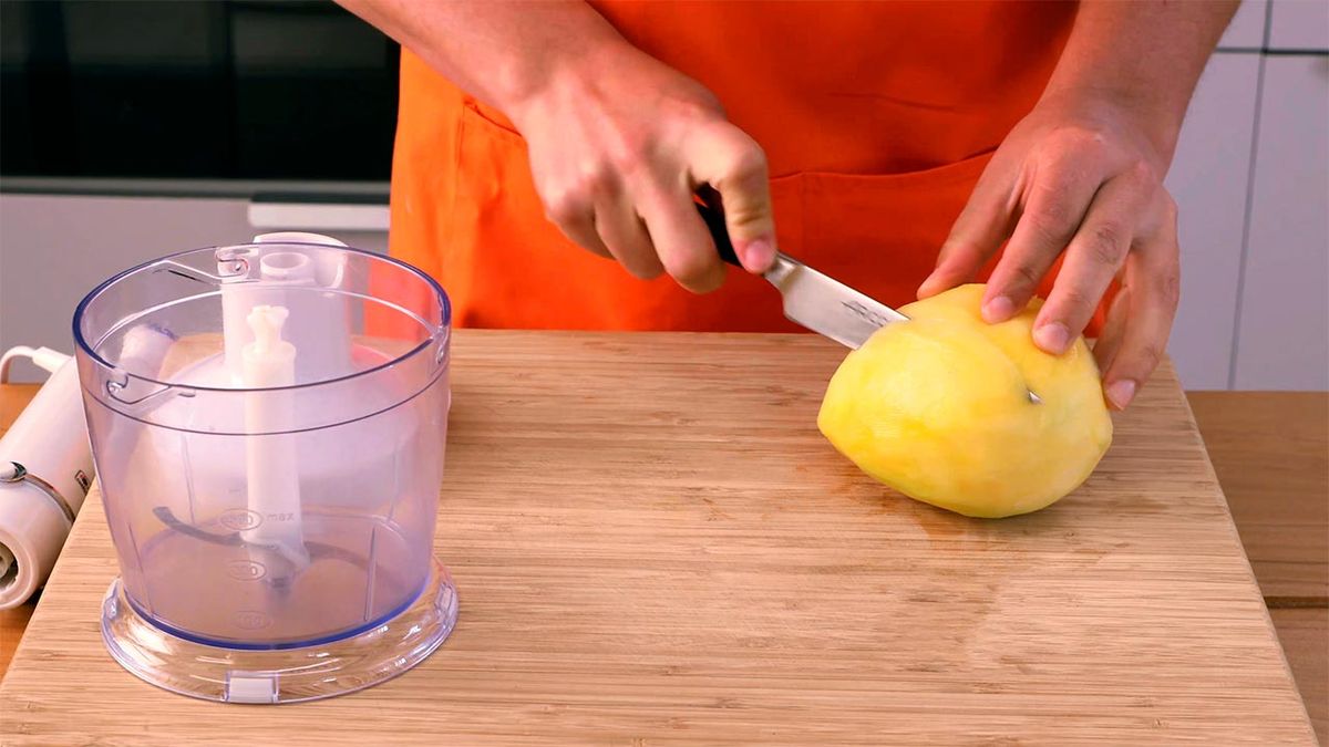 Receta de cheesecake de mango   paso 2