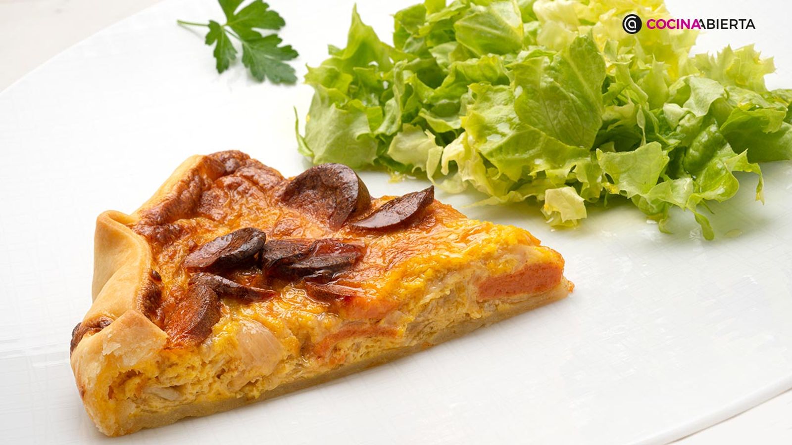 receta quiche salchichas cebolla ka