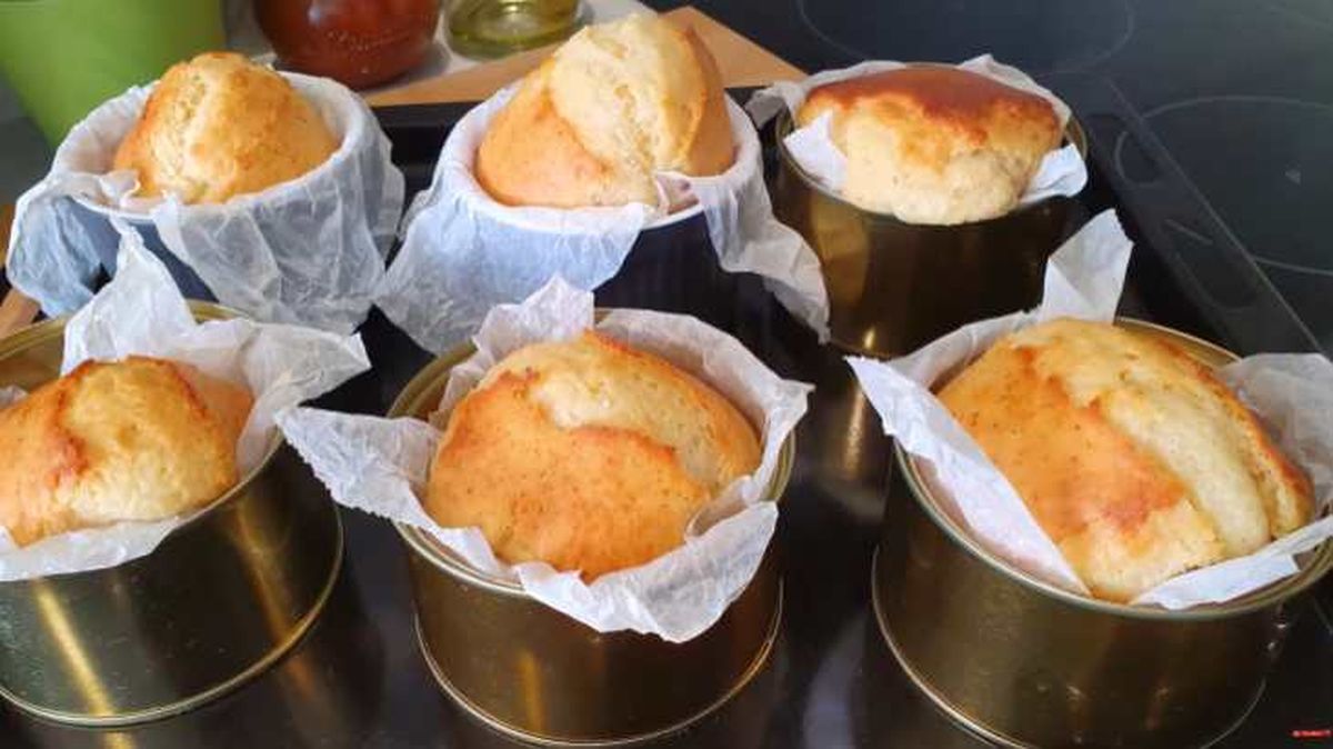 latas de atun moldes hornear cocina reciclaje