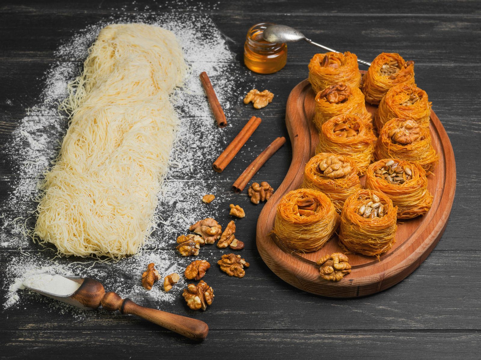 pasta kataifi dulces turcios tradicionales