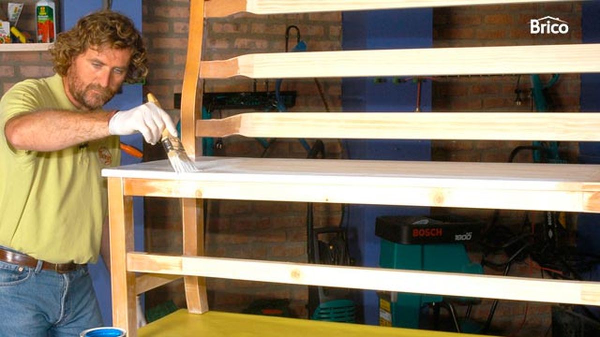 Transformar una silla en un banco paso 14