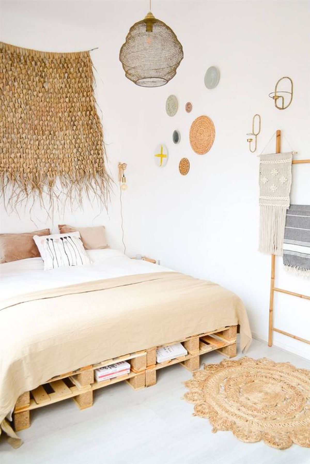 cama palets boho
