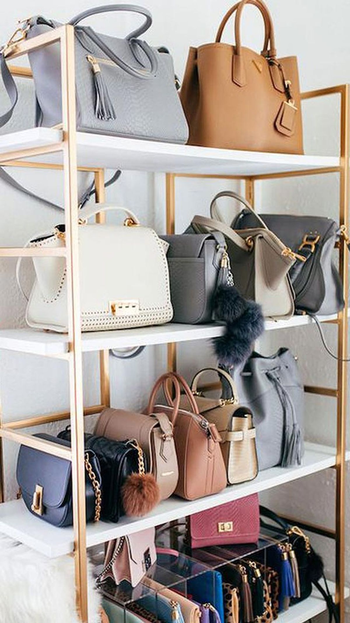 ideas para organizar bolsos espacios pequenos