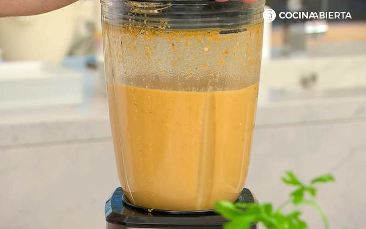 Tritura hasta conseguir una textura homogénea