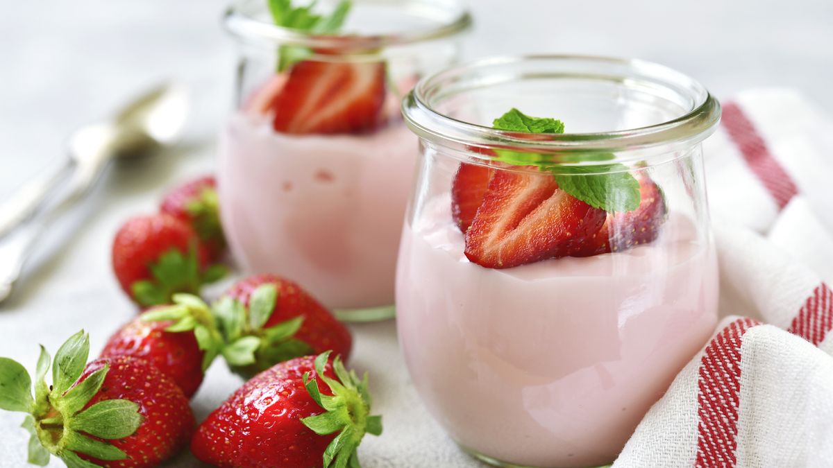 El yogur con azúcar y fruta descongelará mejor