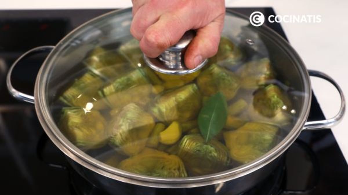 CTIS1002 receta alcachofas confitadas paso 4