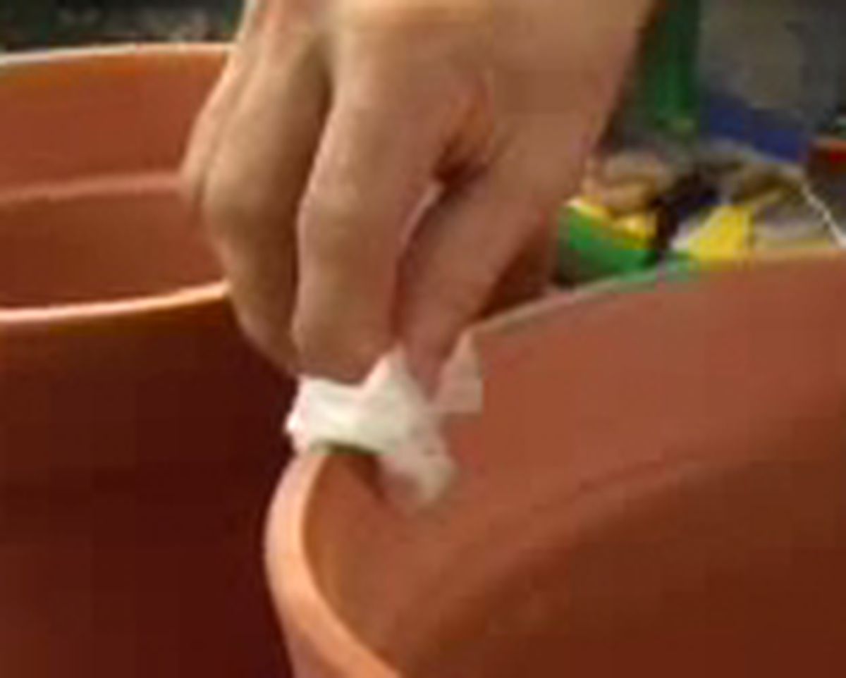 TTAR032_Lámpara con macetas de barro P2