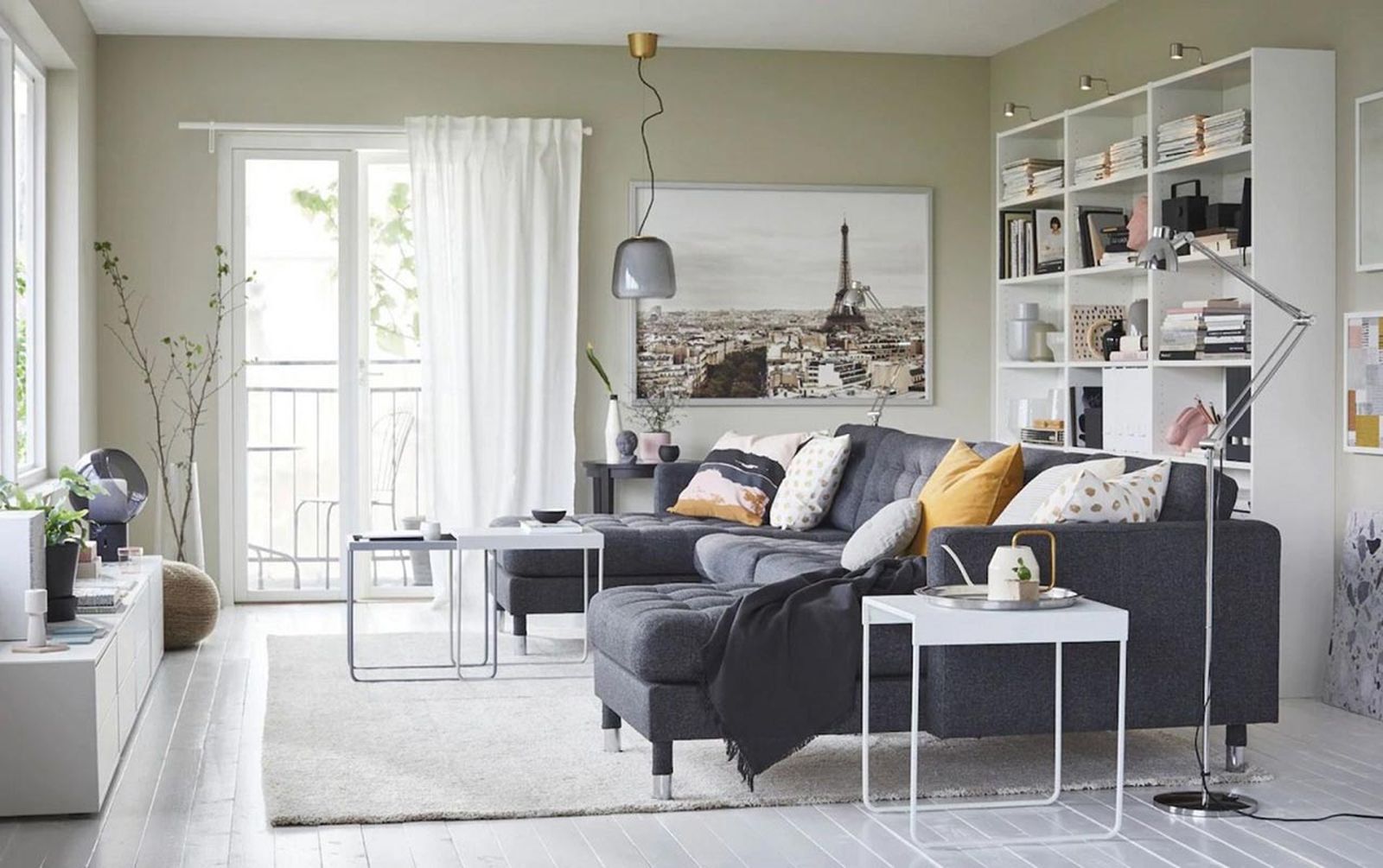 Soluciones para decorar y distribuir un salón pequeño 1