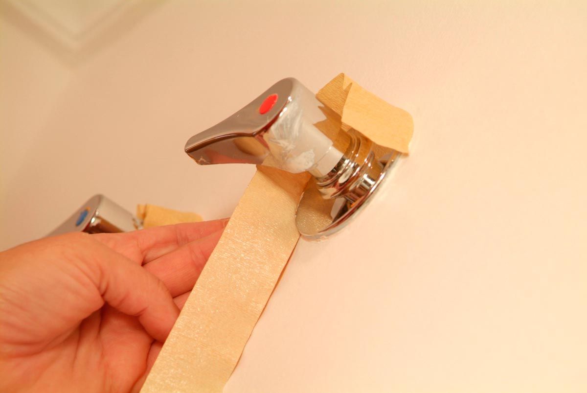 Pintar pared de baño paso 2