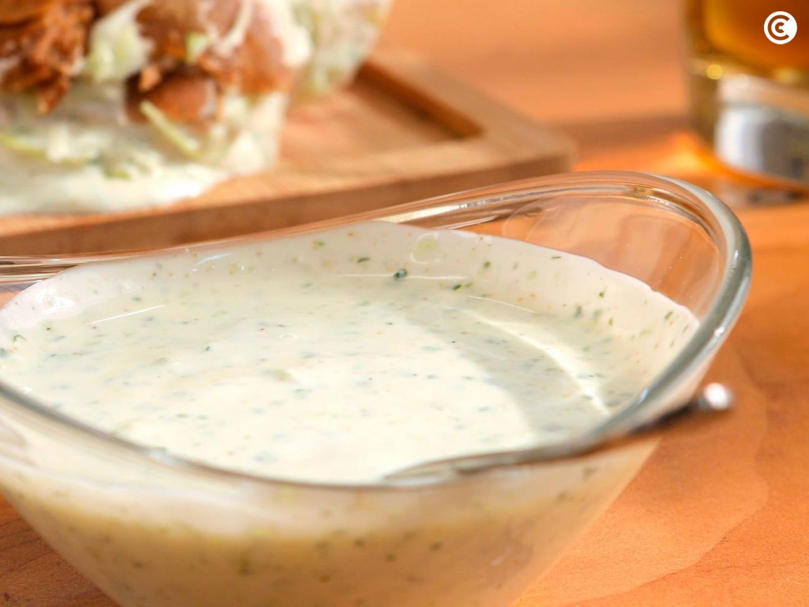Salsa blanca de kebab
