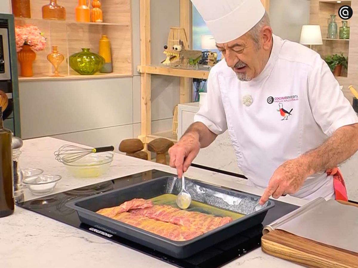 Marina el churrasco de cerdo