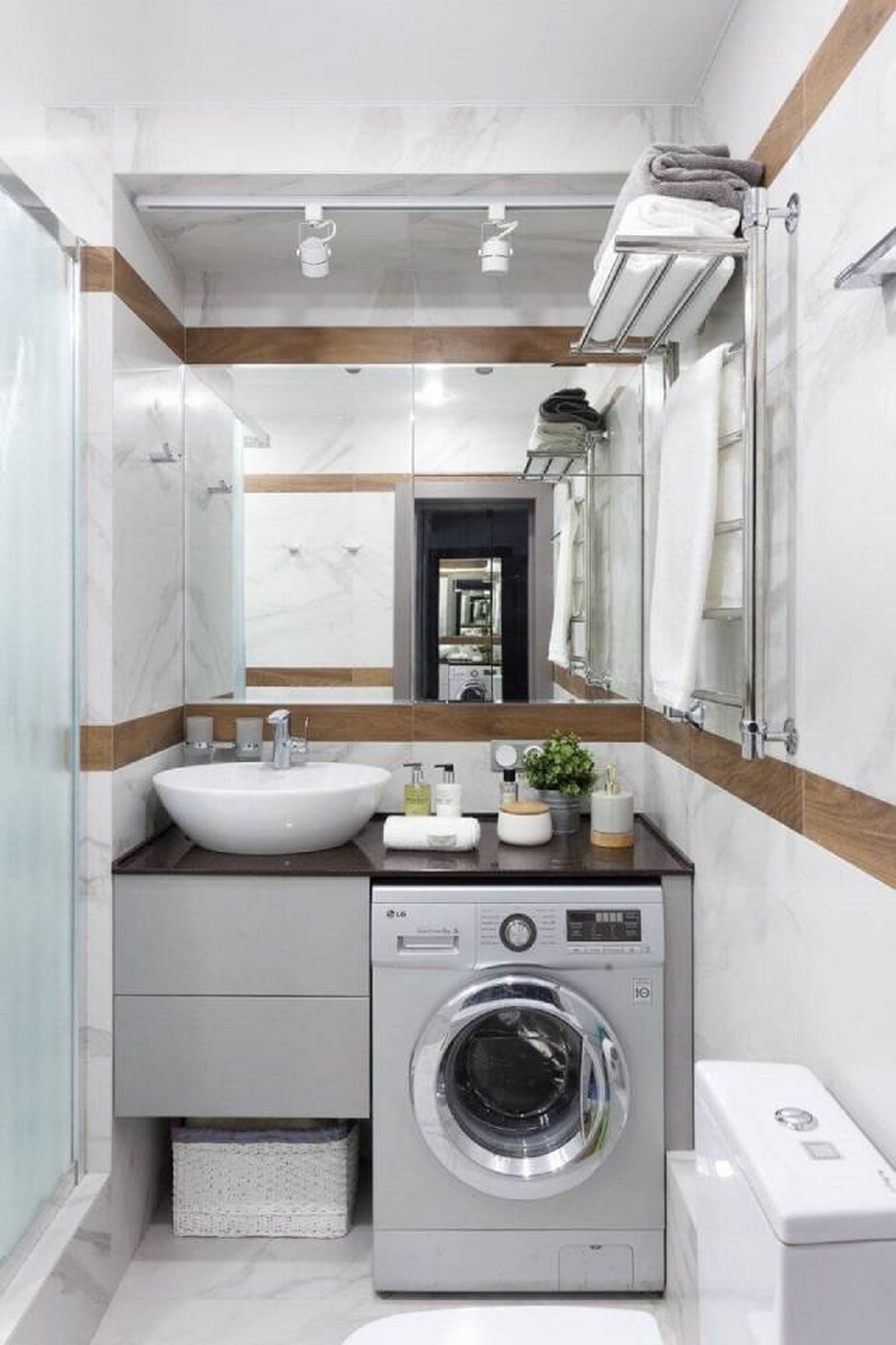 Soluciones para integrar la lavadora en el cuarto de baño 4 Soluciones para integrar la lavadora en el cuarto de baño 4