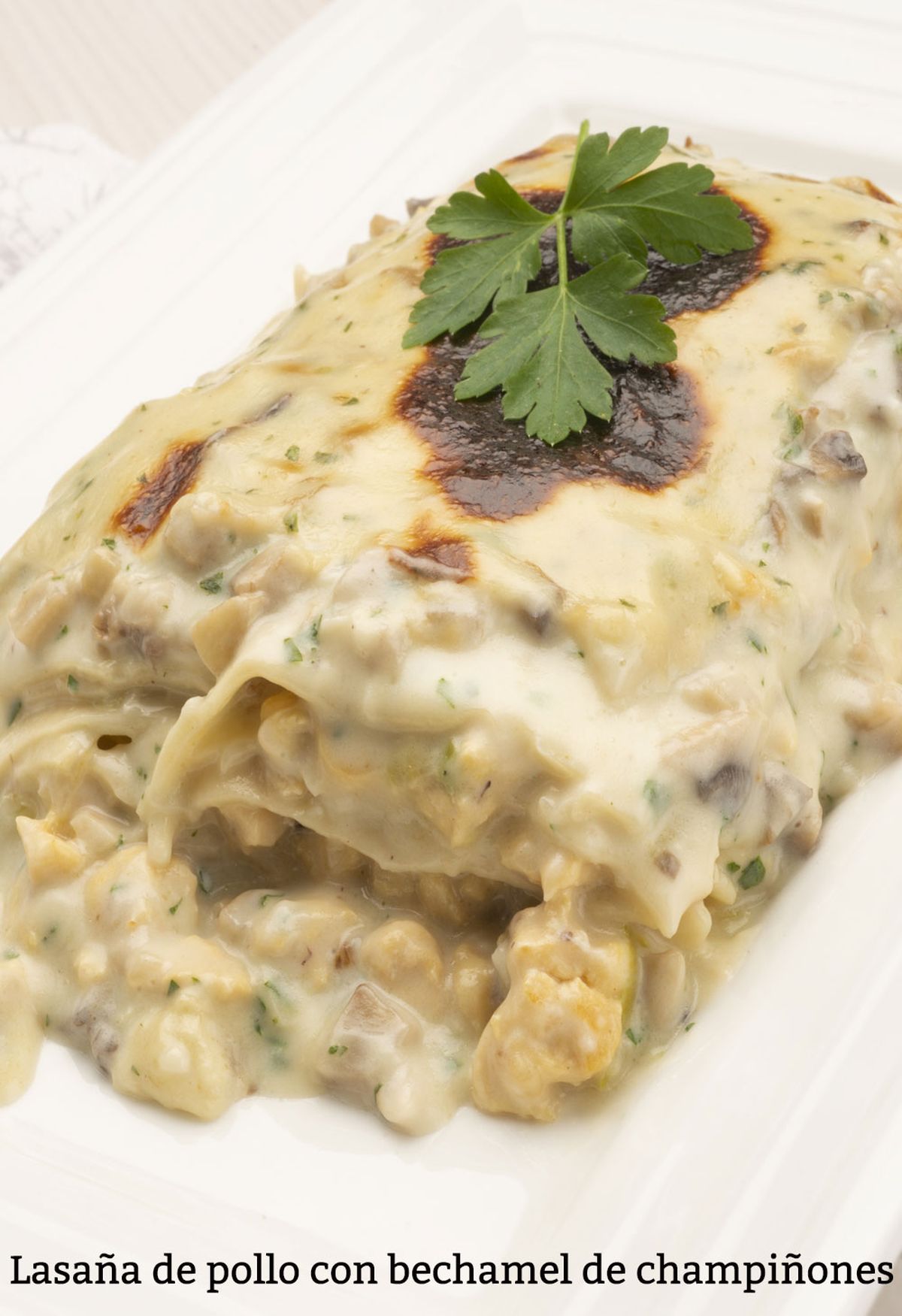 lasana pollo vertical