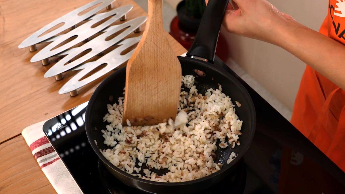 Receta de salchichas de arroz y garbanzos  paso 1