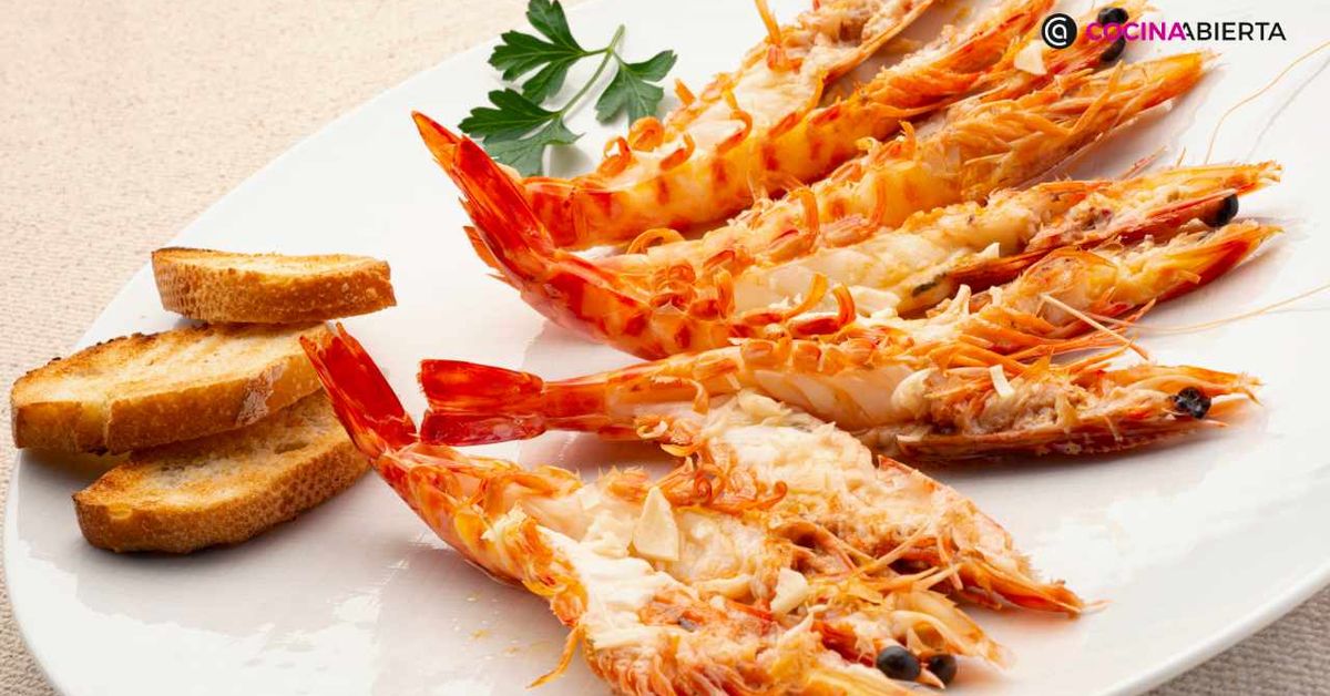 Langostinos a la espalda jugosos y sabrosos, receta de Arguiñano