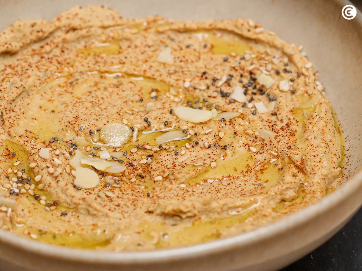 Receta de hummus de lentejas