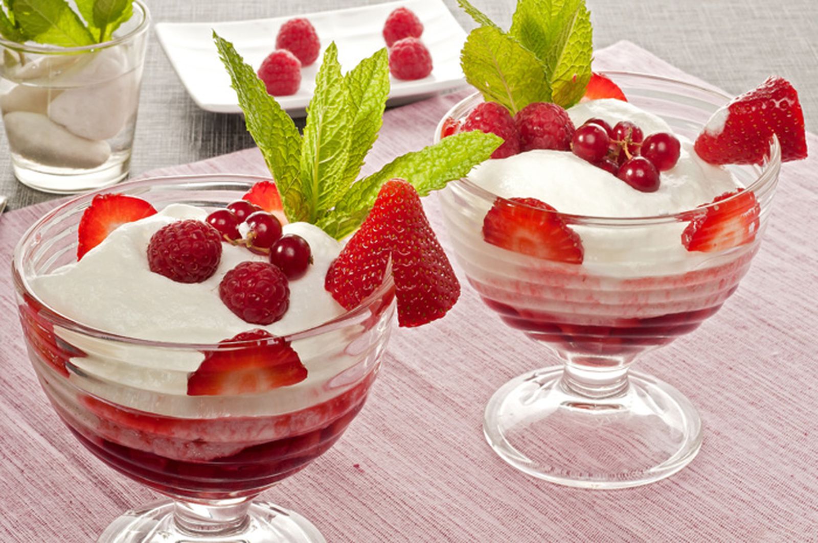 fresas yogur