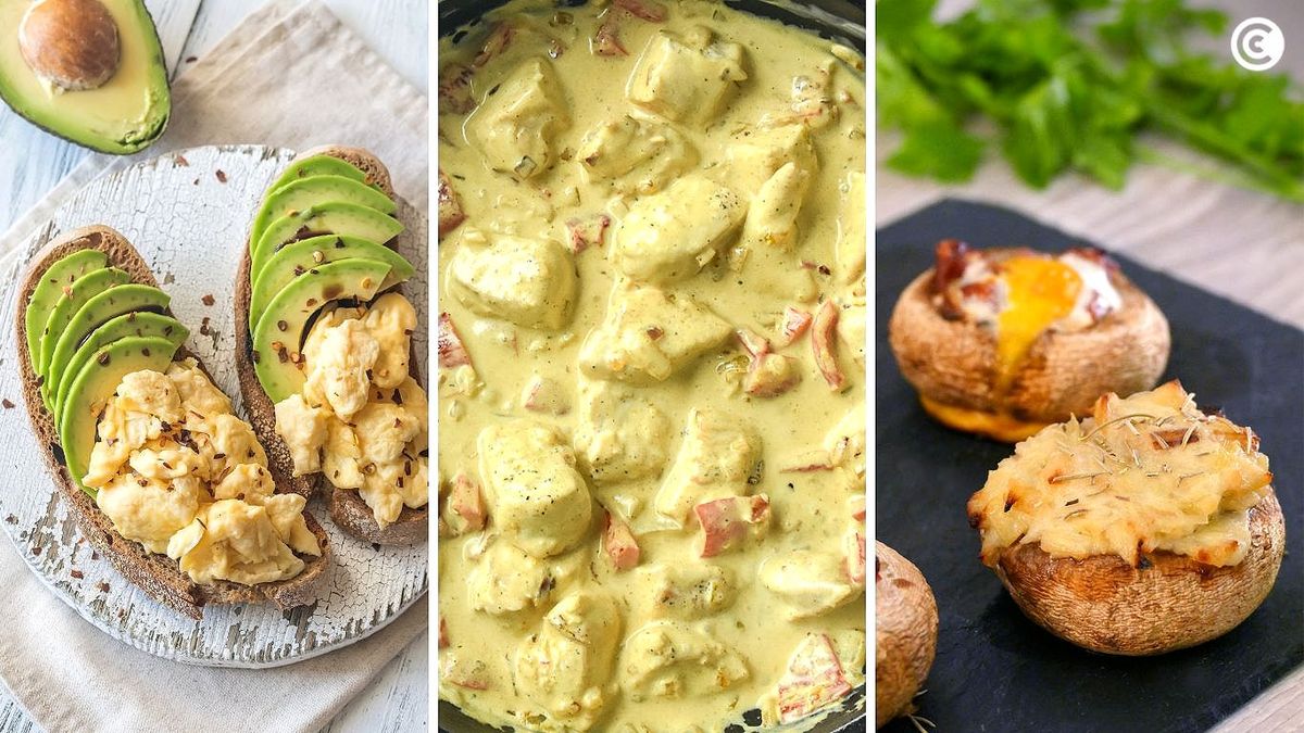Día dos del menú de la dieta cetogénica