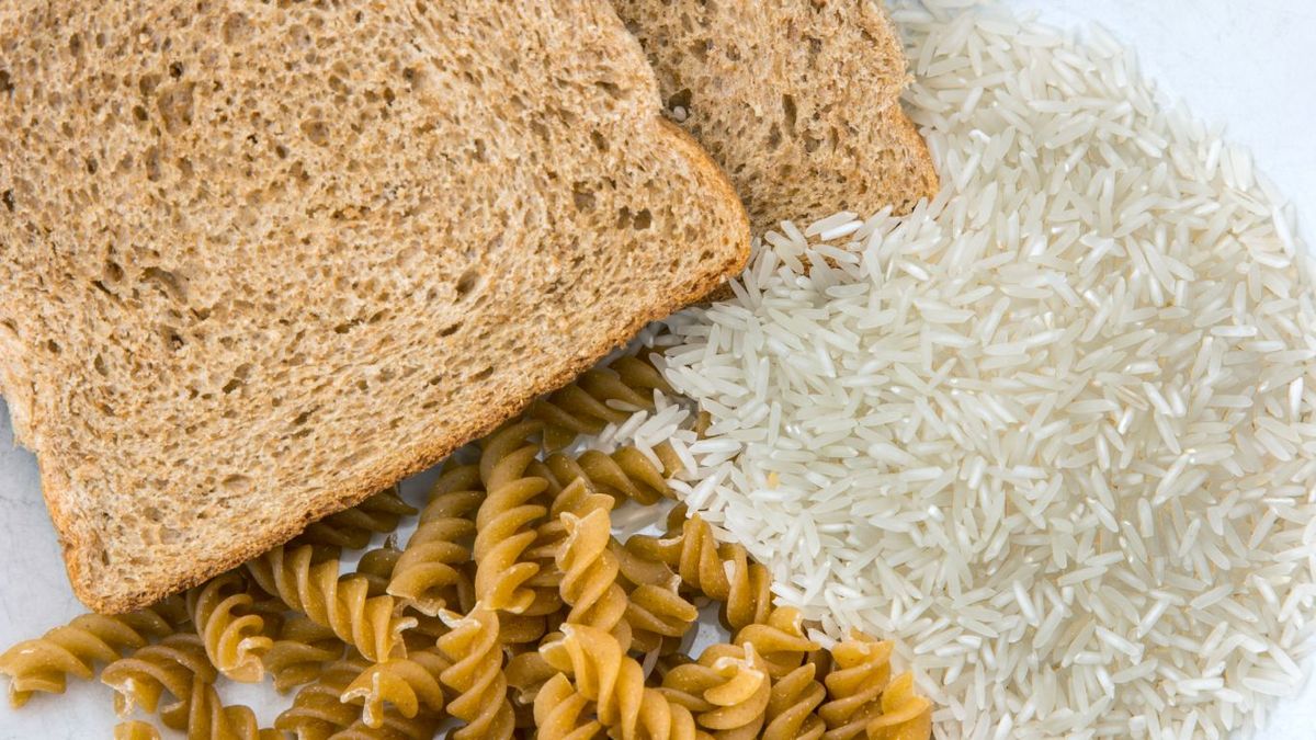 Pan, arroz y pasta
