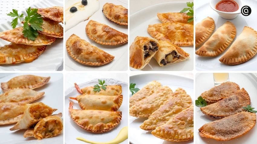 Una selección de recetas de empanadillas para preparar al horno, fritas o en freidora de aire en casa