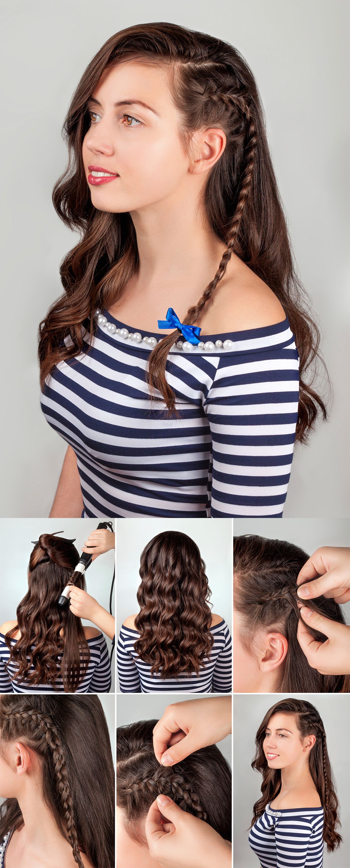 belleza peinados minilazo trenza