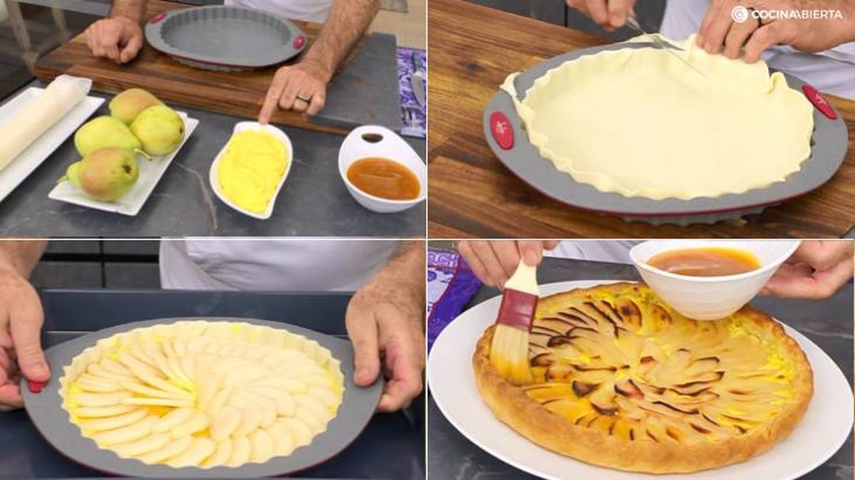 hojaldre de pera receta karlos arguinano karl7234 pasos