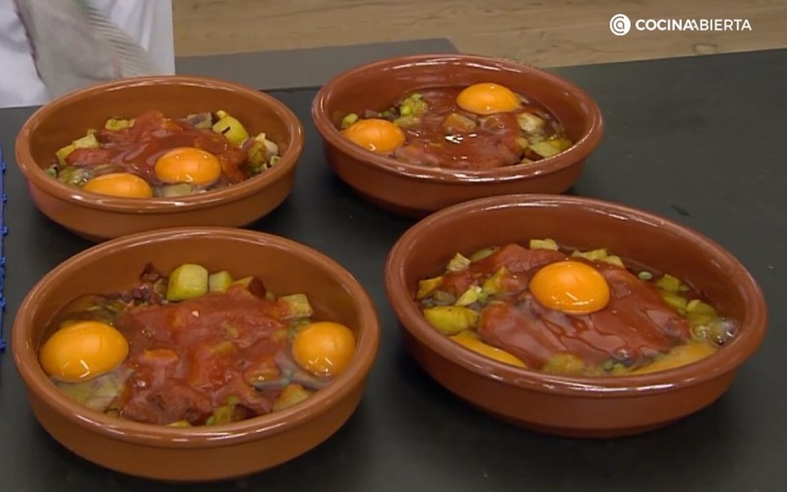 Huevos a la flamenca - paso 4 Huevos a la flamenca - paso 4