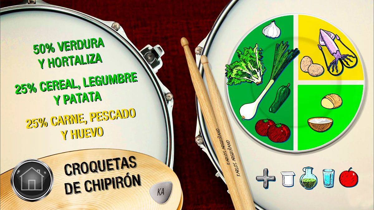 croquetas chipiron plato