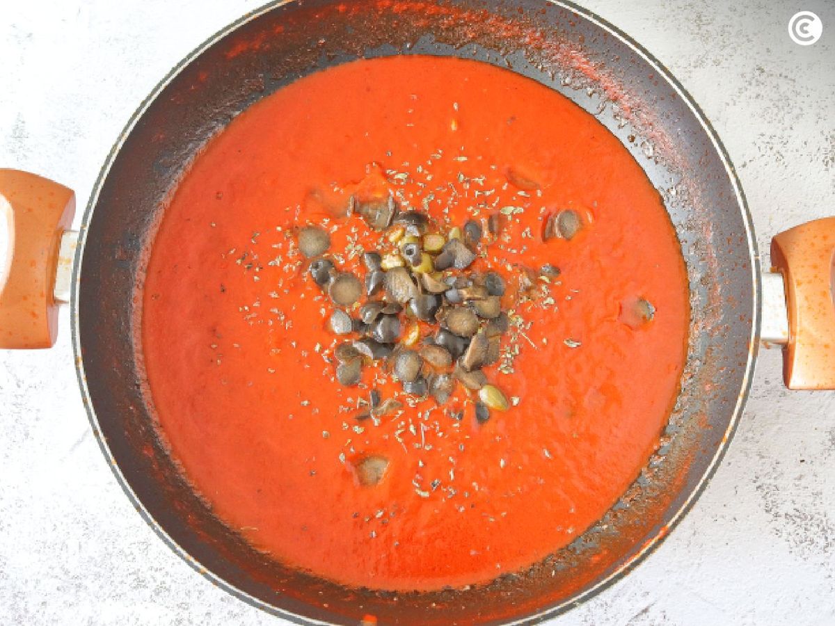 Salsa putanesca para los espaguetis