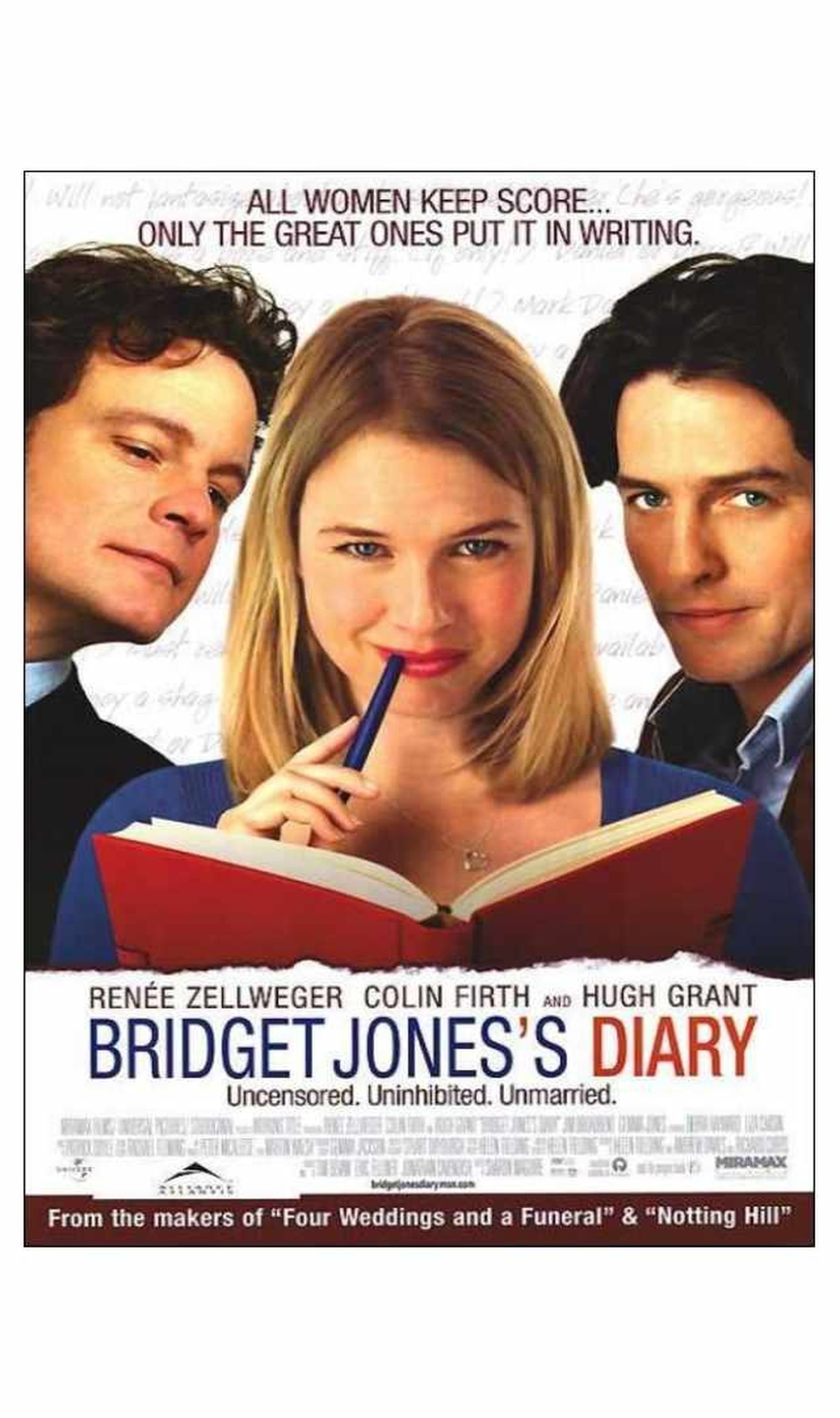 El diario de Bridget Jones (2001), una comedia romántica perfecta para ver en San Valentín El diario de Bridget Jones (2001), una comedia romántica perfecta para ver en San Valentín