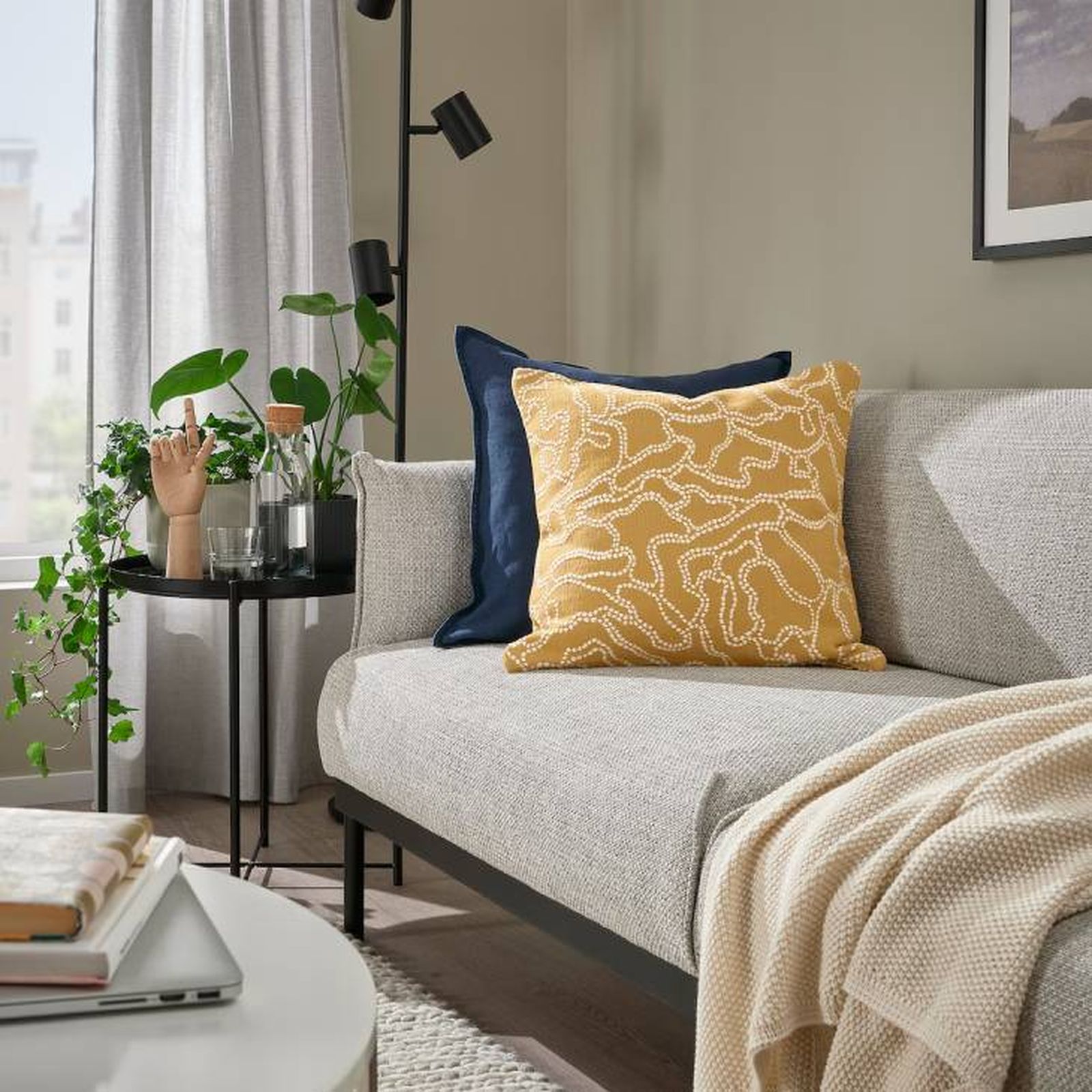 cojines amarillo GULDFLY ikea
