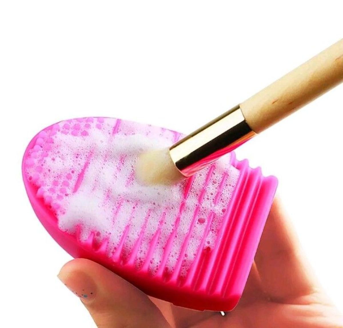 Limpiador de brochas de silicona