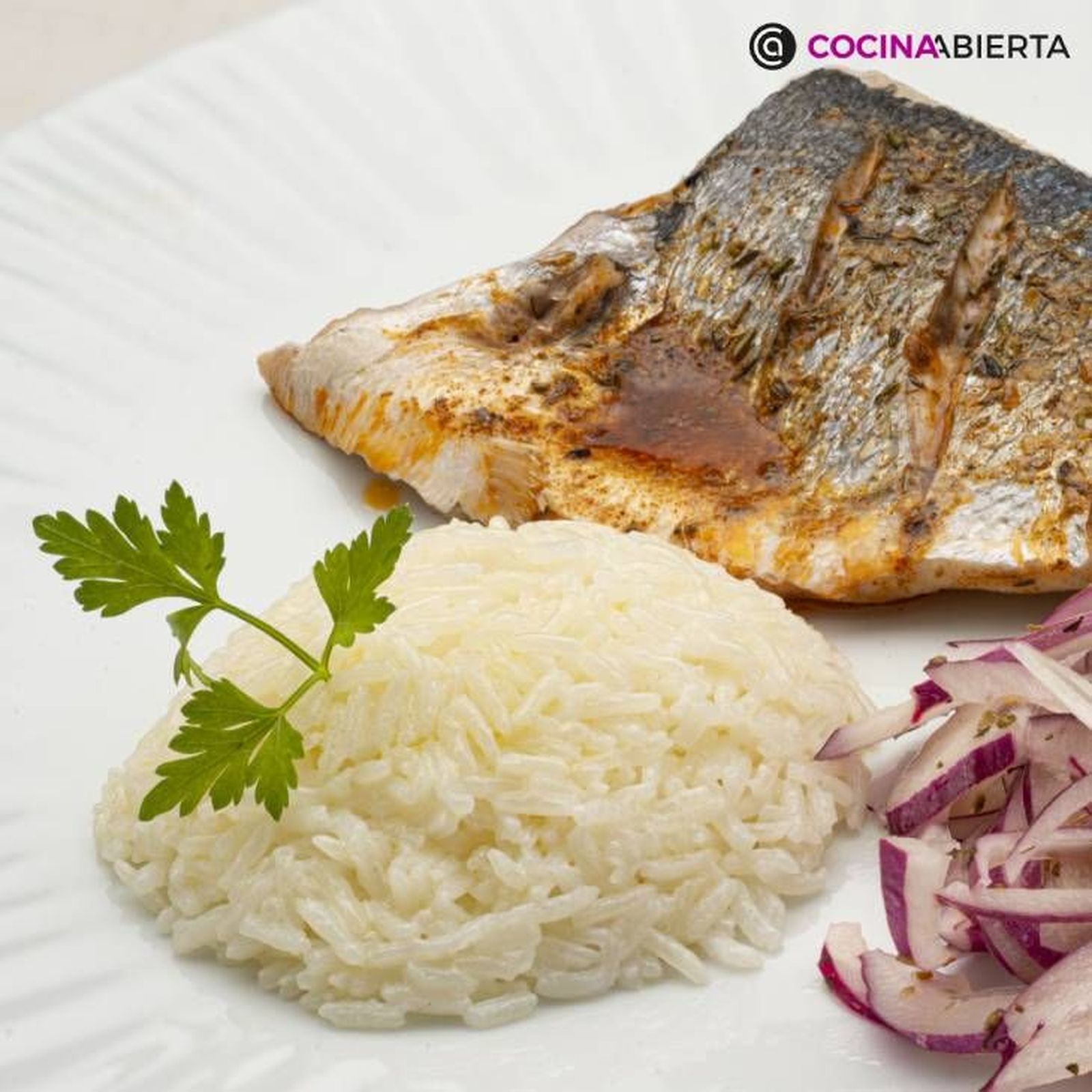 guarniciones para pescado arroz