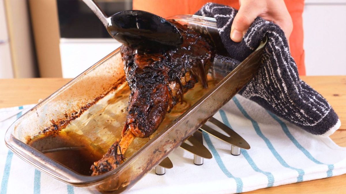 Receta pierna de cordero al horno  paso 3