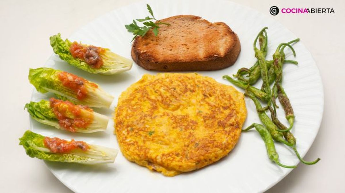 Receta de tortilla de coliflor