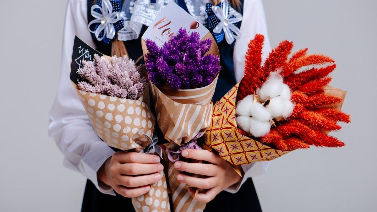 manualidades flores secas