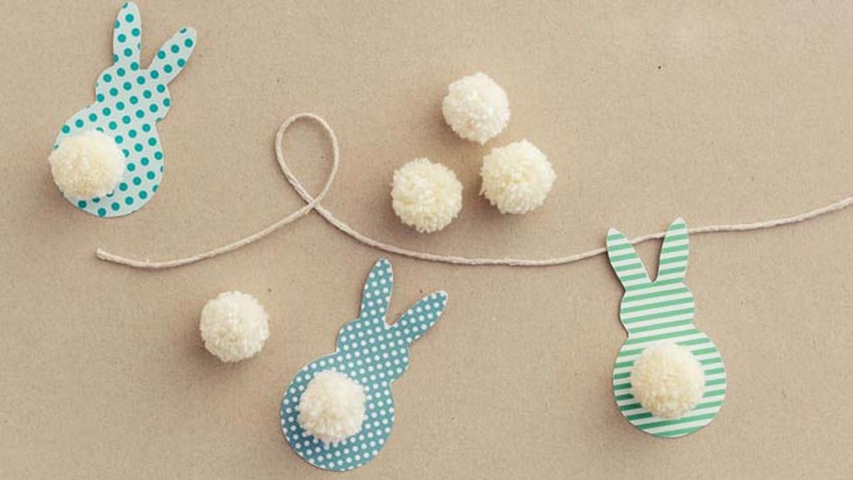 Hacer una guirnalda decorativa de Pascua paso 3