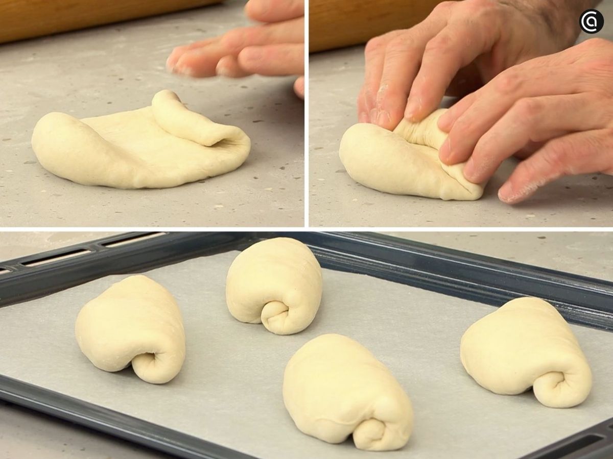 Da forma a los bollitos y deja reposar