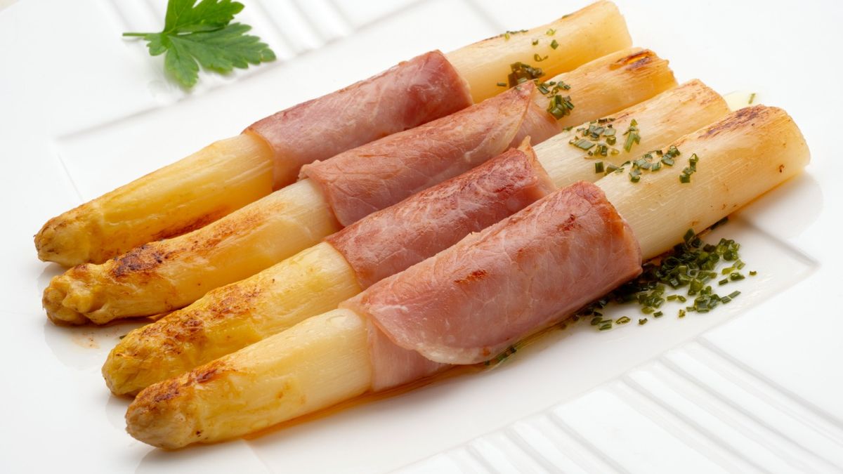 Espárragos blancos a la plancha