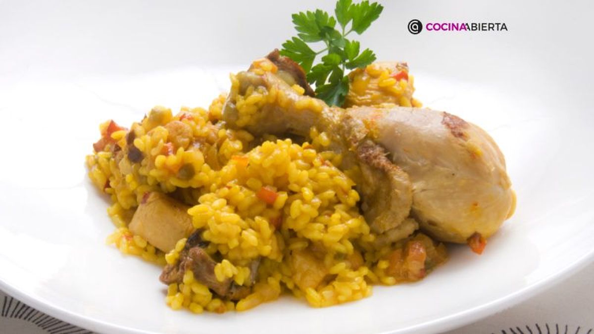 Paella de carne
