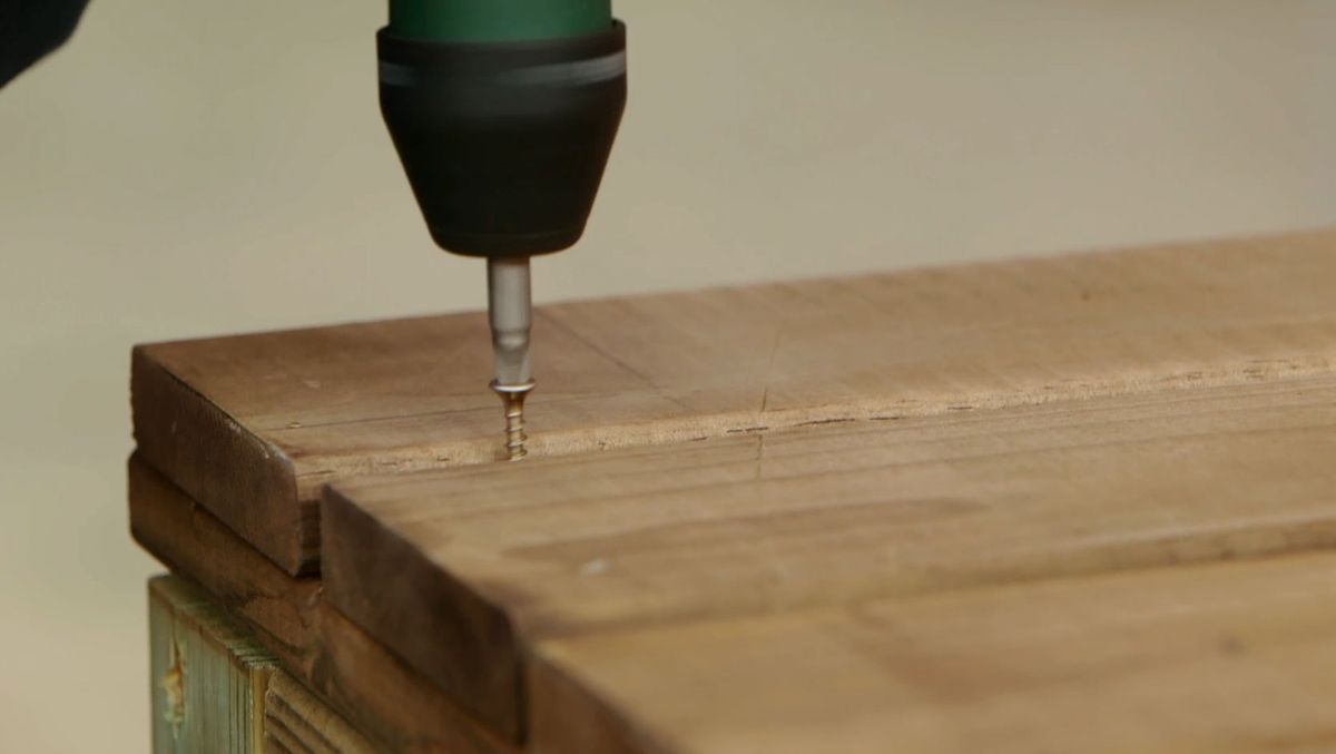 Cómo hacer un fregadero de exterior paso 5