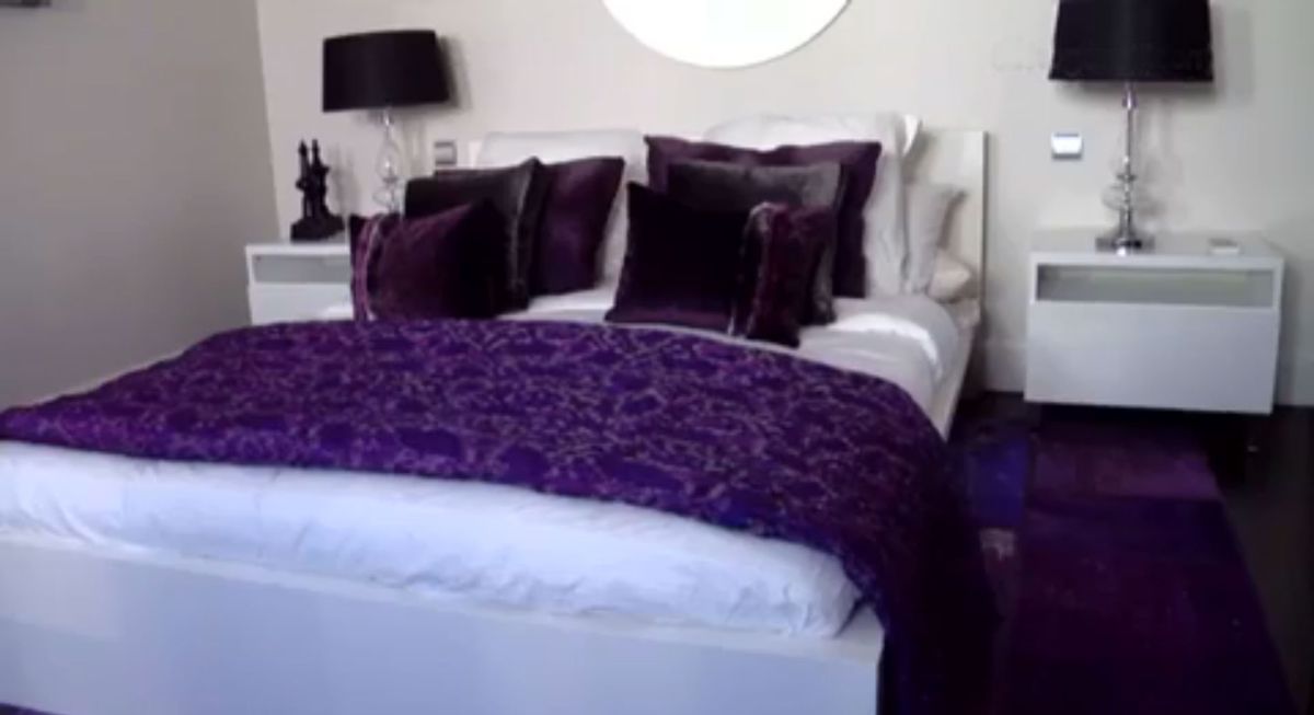 Decoración glamurosa con toques étnicos dormitorio