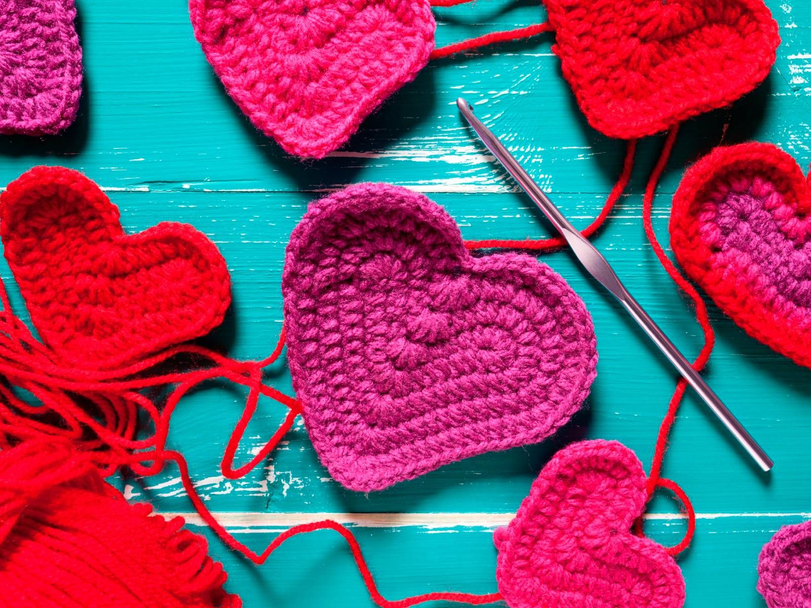 Como tejer un corazón de crochet