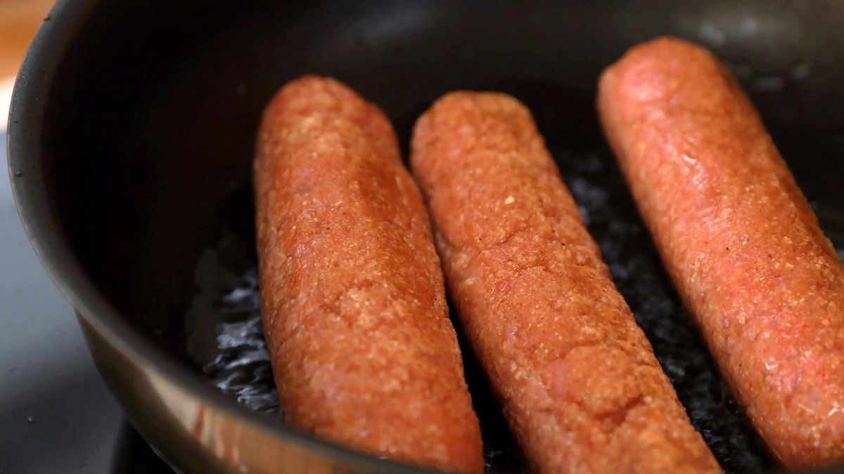 Receta de salchichas de arroz y garbanzos  paso 6