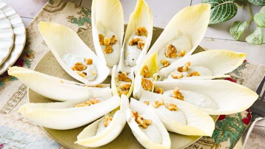 Endivias con roquefort