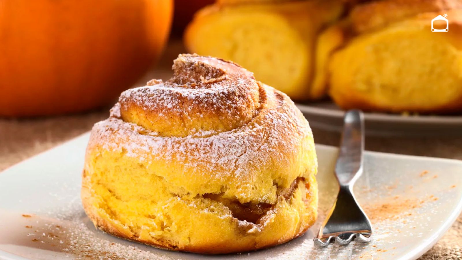 Rollitos de calabaza a la canela