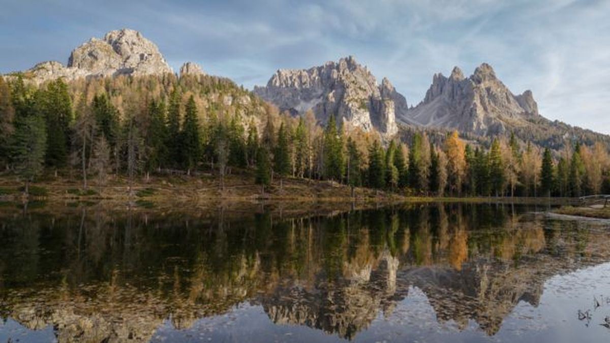 Parque nacional de los dolomitas de belluno italia